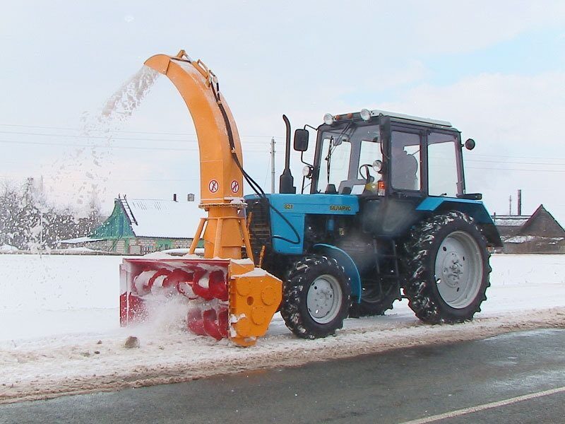 Снегоочиститель ФРС-200 с ГХУ и гидроповоротом желоба